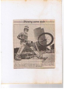 a LONG TIME AGO nEWSPAPER CLIPPING